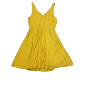 Lulus Yellow  Skaters Sleeveless Dress Nwt